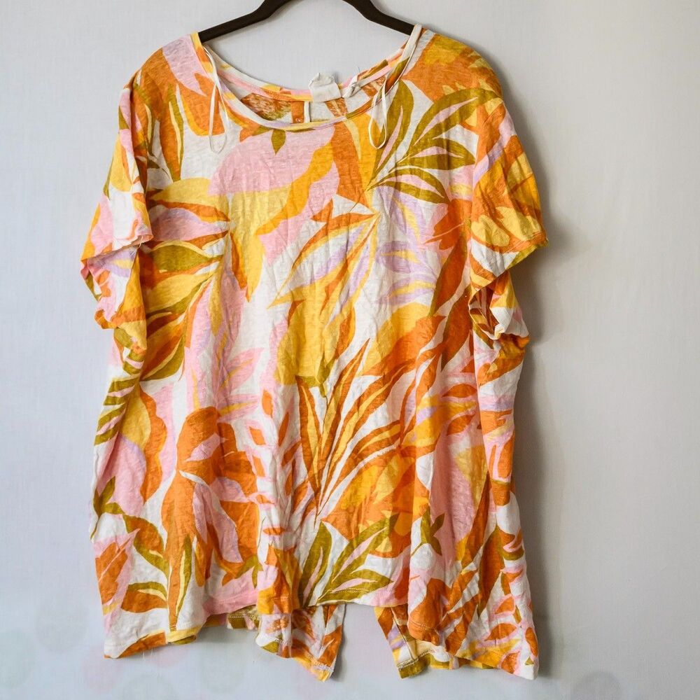 C&C‎ California Linen short sleeve tee shirt T-shirt lightweight 3x